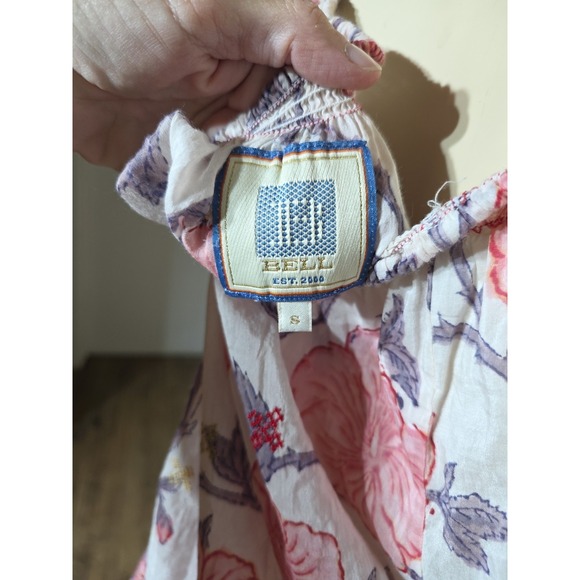 Bell by Alicia Bell Red Gold Stitching Detail Tassels Tunic Top Size‎ Small - Picture 4 of 7